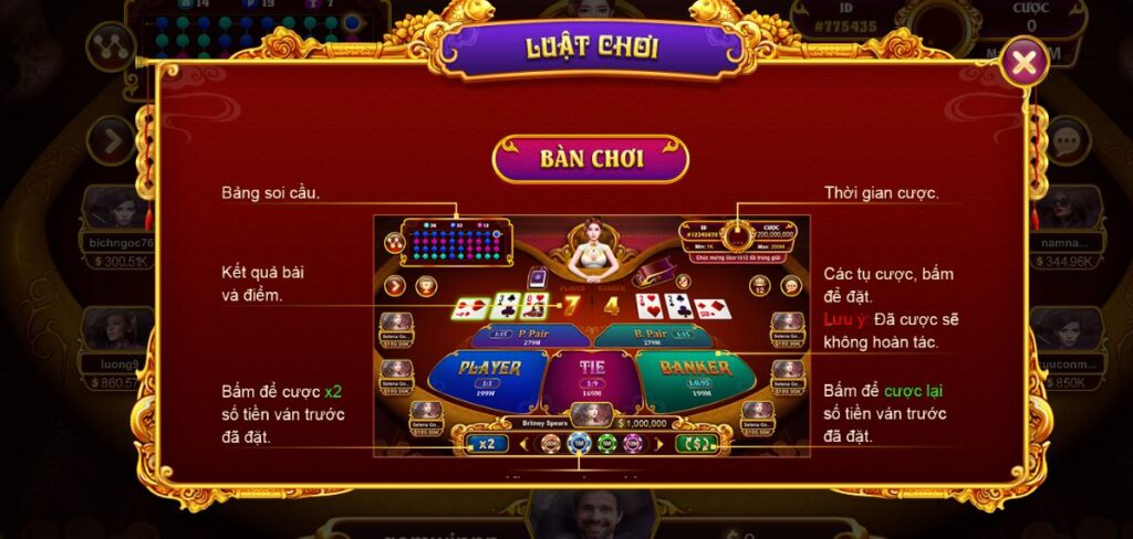 Giới thiệu về cách tính điểm trong Baccarat Kim Tài Splay